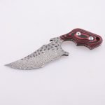 OEM fixed knife 9Cr18MoV Damascus blade double G10 handle original design DJ-2506A1