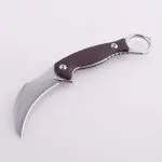 OEM 고정 넥 나이프 D2 블레이드 비드 블라스트 마감 G10 탄소 섬유 핸들 DJ-9055A1