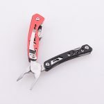 OEM multi-plier 8 in 1 functions small portable tool anodized aluminum handle YX-2060A 03