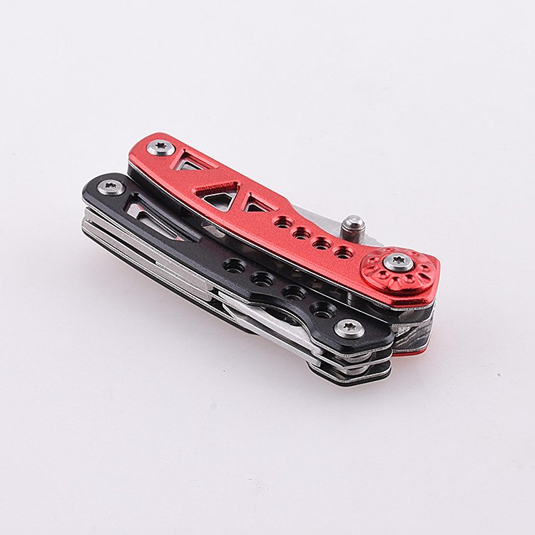 OEM multi-plier 8 in 1 functions small portable tool anodized aluminum handle YX-2060A