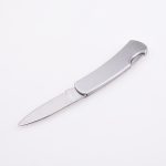 Couteau de poche pliant OEM, lame et manche en acier inoxydable, taille moyenne SS-0801(M) 03