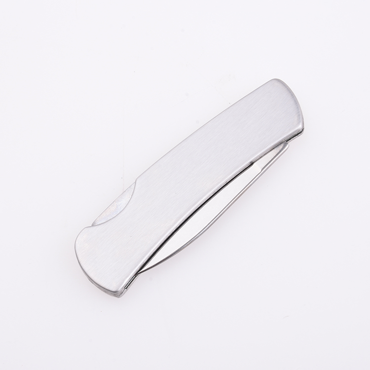 OEM folding pocket knife stainless steel blade and handle medium size SS-0801(M) 08