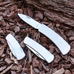 Canivete de bolso dobrável OEM lâmina de aço inoxidável e alça tamanho grande SS-0801(L)