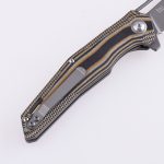 Shieldon 접이식 포켓 나이프 보아 D2 블레이드 G10 핸들 9043G