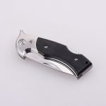 OEM Folding Pocket Knife 7Cr13MoV Blade Ebony Handle GC-1603BW