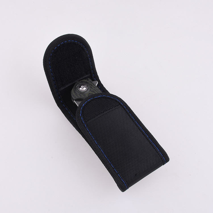 Canivete dobrável Shieldon Tortank 9Cr18Mov Lâmina de aço damasco de 67 camadas G10 + cabo de fibra de carbono 7091D