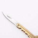 OEM Folding Pocket Knife 3Cr13 Blade 3Cr13 Handle SS-0803(golden)
