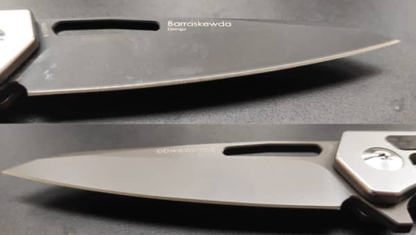 Canivete dobrável Shieldon Barraskewda D2 Lâmina 3Cr14 + cabo de fibra de carbono 9042S1-G