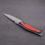 OEM D2 Blade Fixed Blade Knife Wine Red G10 Handle DJ-2501P