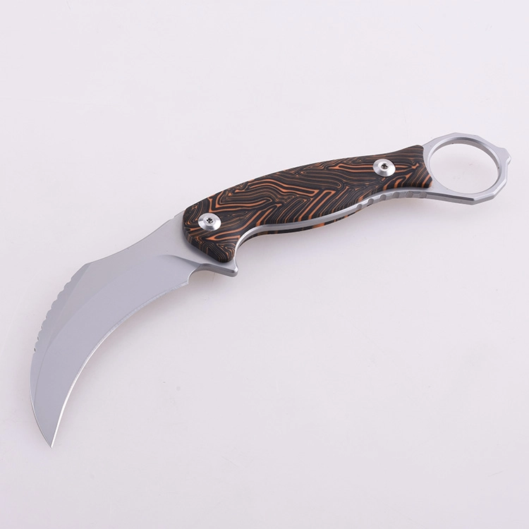 OEM 제품 고정 나이프 D2 블레이드 G10 핸들 DJ-9055A2