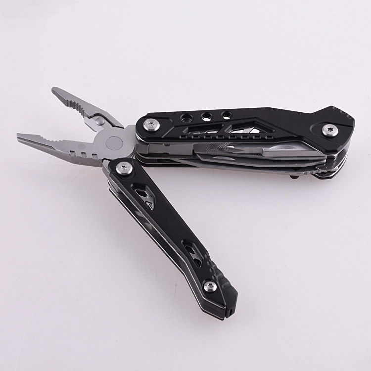 OEM 12 en 1 Producto multiherramienta Alicate multifunción Mango de aluminio anodizado YR-6666