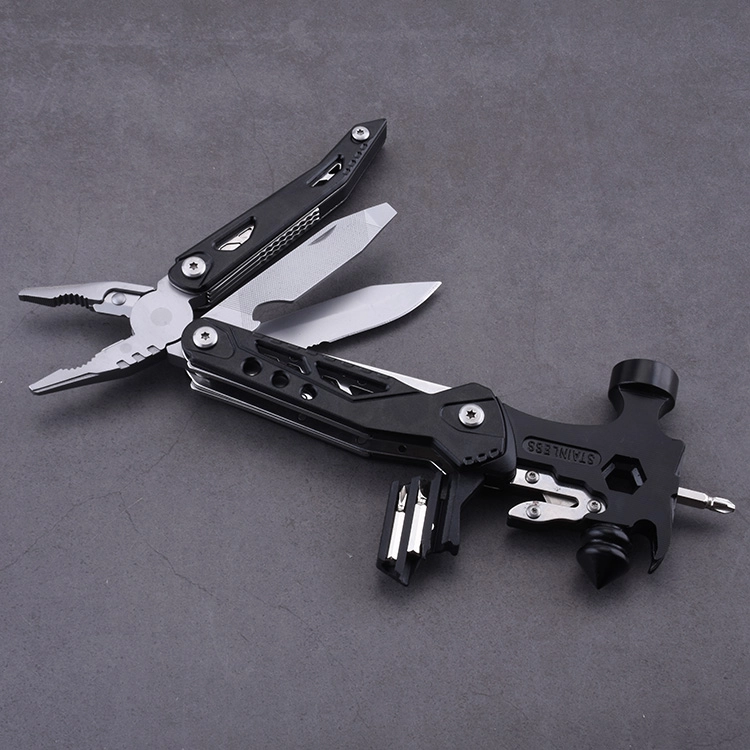 Produit OEM Pince multifonction multi-outils Poignée en aluminium anodisé YR-6237