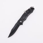 Navaja de bolsillo plegable OEM Hoja 2Cr13 Mango de aluminio SS-0805