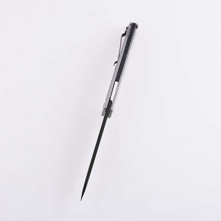 Coltello tascabile pieghevole Shieldon Barraskewda D2 lama 3Cr14 + manico in fibra di carbonio 9042S1-B