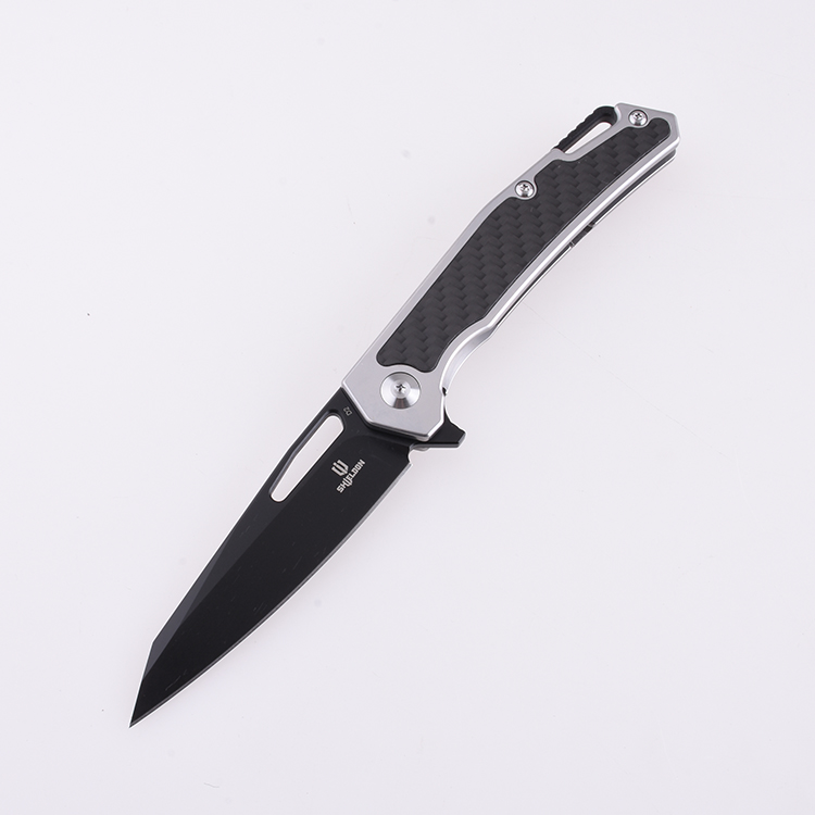 Apakah gagang pisau saku itu penting Salah satu bahan yang biasa digunakan untuk gagang pisau, logam! , Shieldon