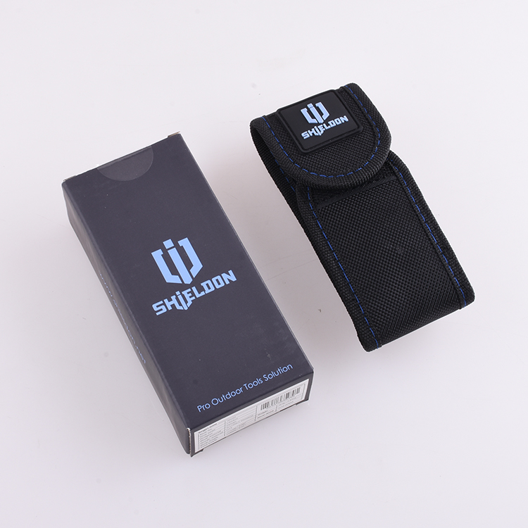 Coltello tascabile pieghevole Shieldon Barraskewda D2 lama 3Cr14 + manico in fibra di carbonio 9042S1-B