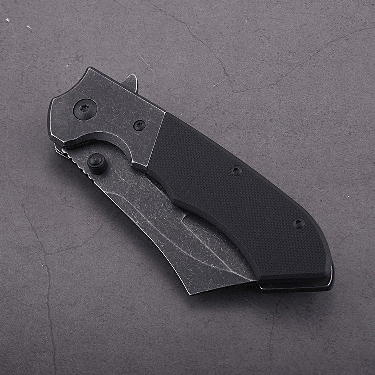 Coltello tascabile pieghevole OEM 4Cr13 lama in acciaio inossidabile + manico G10 SR-778B