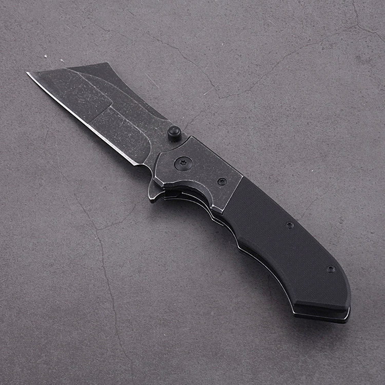 Coltello tascabile pieghevole OEM 4Cr13 lama in acciaio inossidabile + manico G10 SR-778B