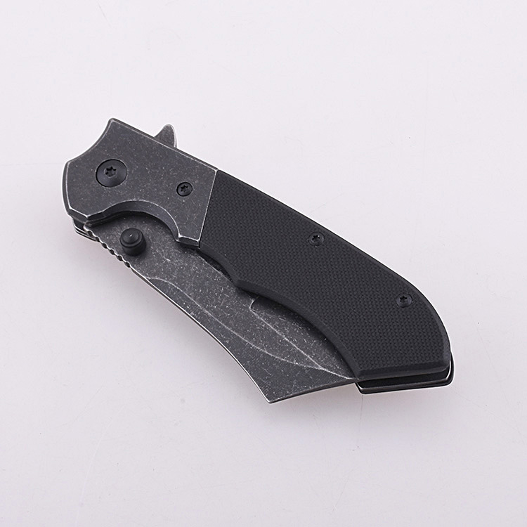 Coltello tascabile pieghevole OEM 4Cr13 lama in acciaio inossidabile + manico G10 SR-778B