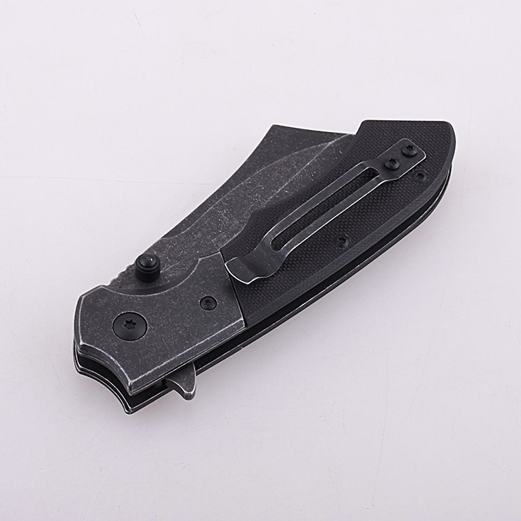 Coltello tascabile pieghevole OEM 4Cr13 lama in acciaio inossidabile + manico G10 SR-778B