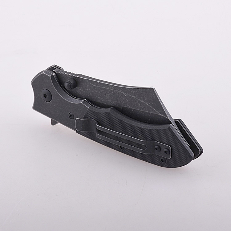 Coltello tascabile pieghevole OEM 4Cr13 lama in acciaio inossidabile + manico G10 SR-778B