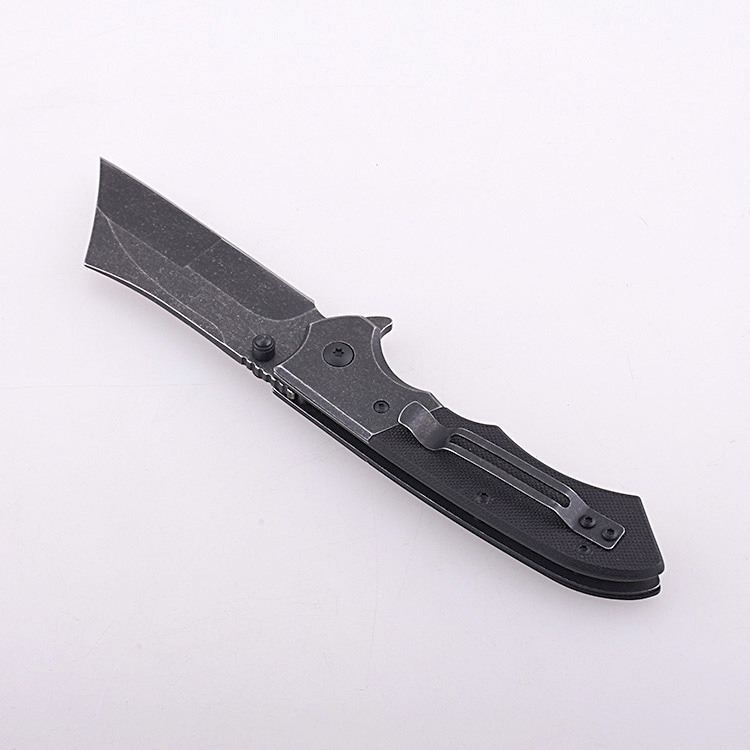 Coltello tascabile pieghevole OEM 4Cr13 lama in acciaio inossidabile + manico G10 SR-778B