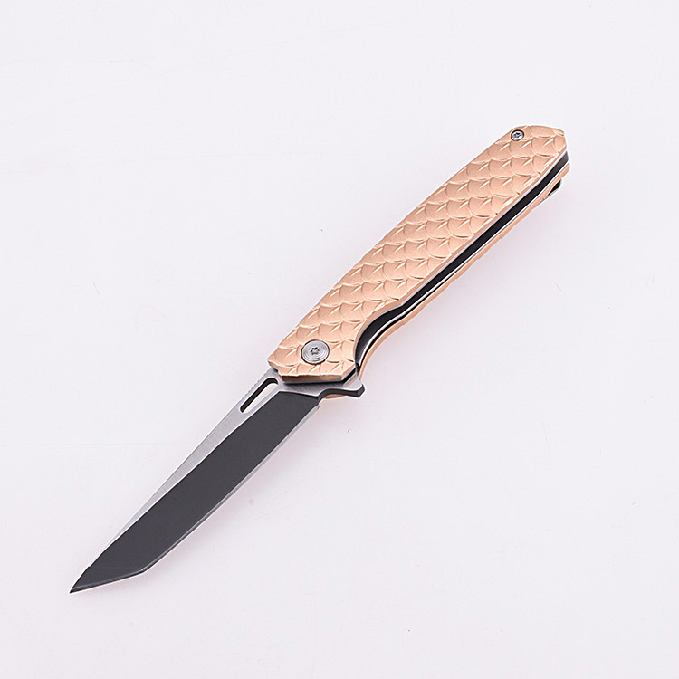 OEM Folding Pocket Knife 3Cr13 Blade Anodized Aluminum Handle SR-530A