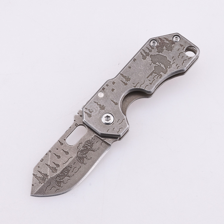 OEM 접이식 포켓 나이프 3Cr13 블레이드 2Cr13 핸들 SR-477E