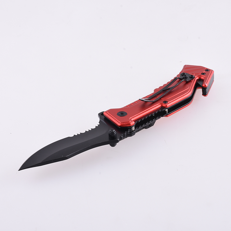 OEM Folding Pocket Knife 3Cr13 Blade Aluminum Handle RJ-4202 02
