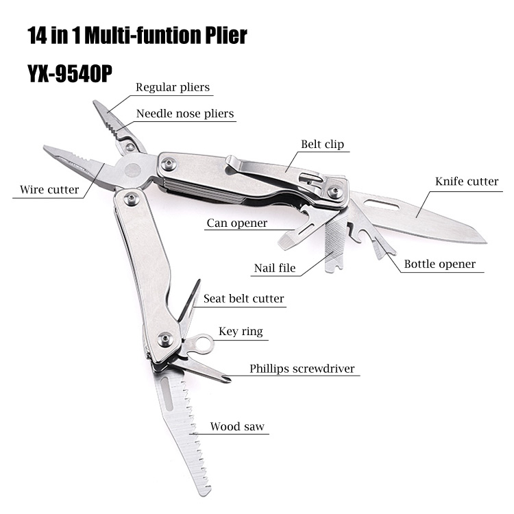 Producto OEM 14 en 1 Multi Alicate YX-9540P