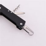 OEM 9-in-1 coltellino militare manico in alluminio apri moschettone cavatappi sega HF-GH-A08AL 01