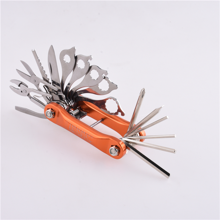 18-in-1 multi-purpose CR-V 6150 aluminum cycling repair tool BLF-17024 01