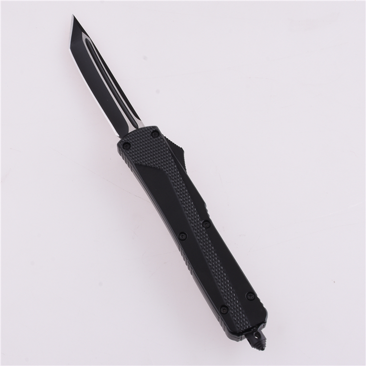 OEM OTF 포켓 나이프 3Cr13 블레이드 아연 합금 핸들 FL-OTF