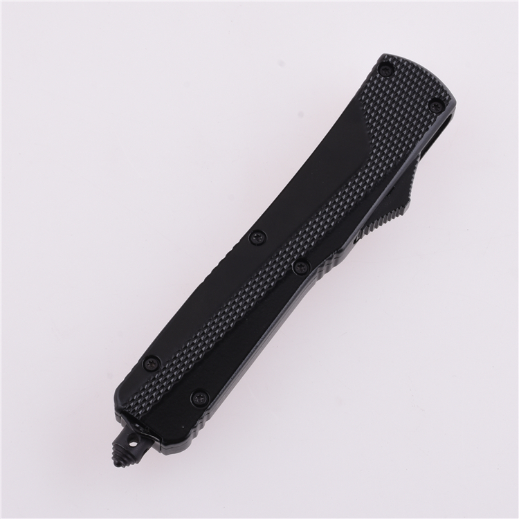 OEM OTF 포켓 나이프 3Cr13 블레이드 아연 합금 핸들 FL-OTF