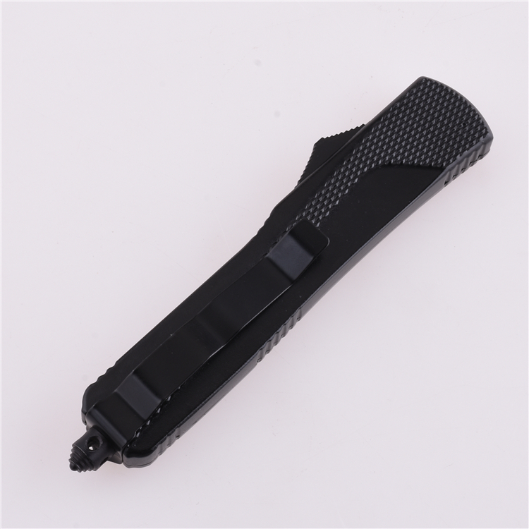 OEM OTF 포켓 나이프 3Cr13 블레이드 아연 합금 핸들 FL-OTF