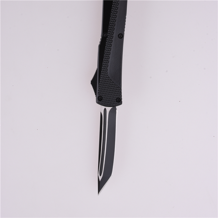 OEM OTF 포켓 나이프 3Cr13 블레이드 아연 합금 핸들 FL-OTF