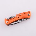 OEM 9-In-1 Army Knife Aluminum Handle corkscrew carabiner screwdriver scissor HF-GH-B08AL