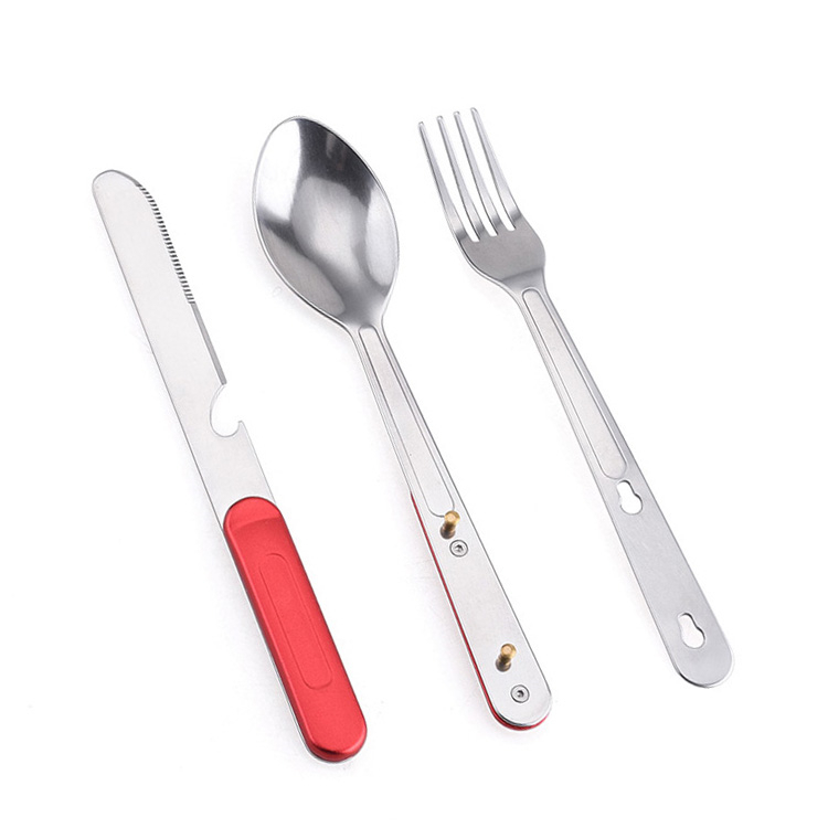 OEM 4 в 1 инструмент для кемпинга алюминиевая ручка HF-K703B