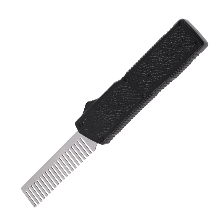 OEM OTF Pocket Knife 3Cr13 Blade Aluminum Handle FL-knife comb