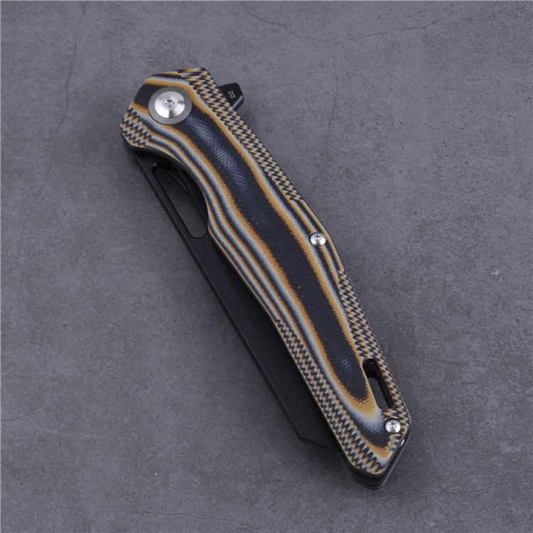 Shieldon Folding Pocket Knife Boa D2 Blade G10 Handle 9043G1