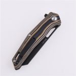 Canivete dobrável Shieldon Boa D2 Lâmina G10 Cabo 9043G1