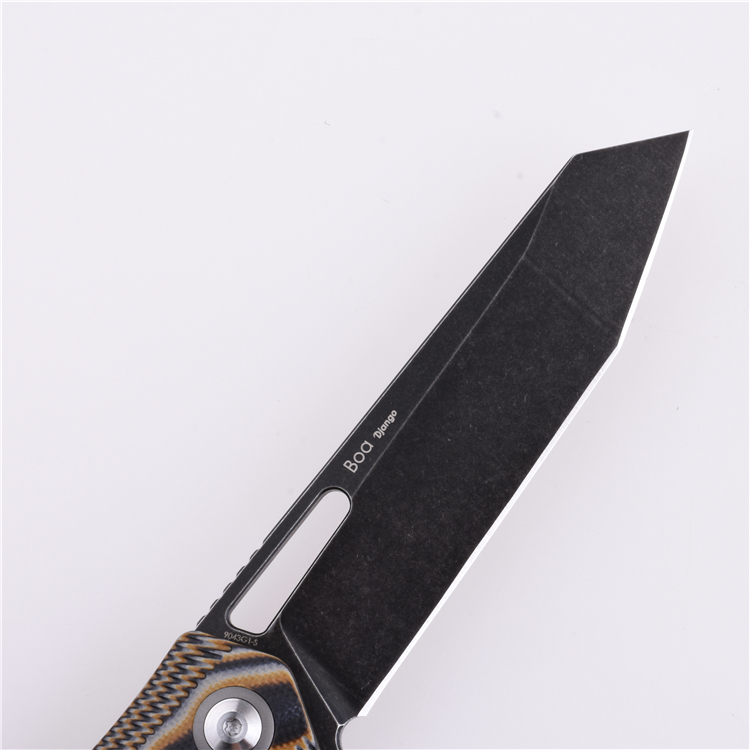 Shieldon Folding Pocket Knife Boa D2 Blade G10 Handle 9043G1-S