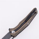 Pisau Saku Lipat Shieldon Boa D2 Bilah G10 Pemegang 9043G1-S