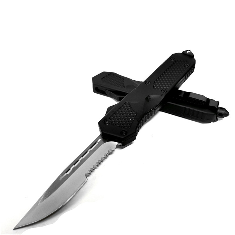 OEM OTF Pocket Knife 420 Blade Aluminum alloy Handle JXHL-OTF06 01