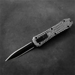 OEM OTF Pocket Knife 420 Blade Aluminum alloy Handle JXHL-OTF02