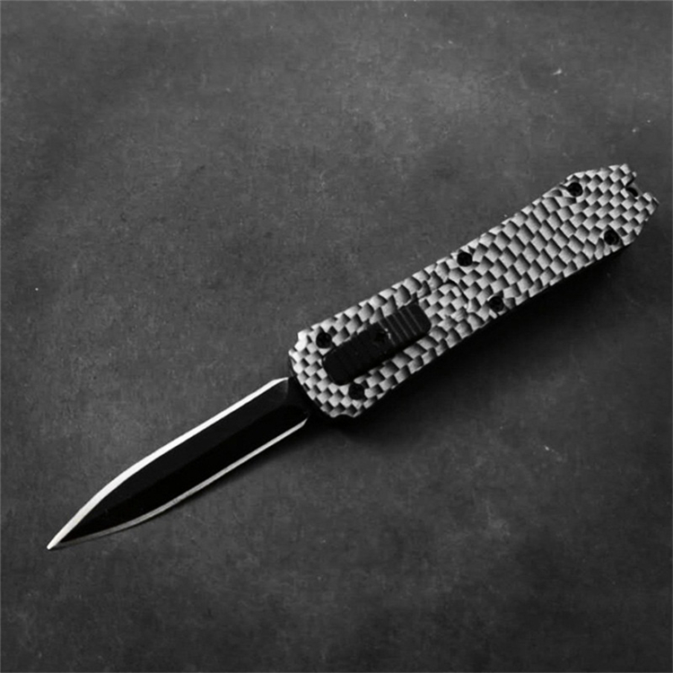Couteau de poche OEM OTF 420 Lame Manche en alliage d'aluminium JXHL-OTF02  - Shieldon