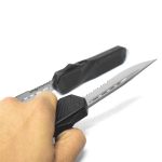 Pisau Saku OTF OEM 420 Bilah Pegangan paduan aluminium JXHL-OTF06