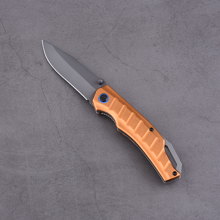 OEM Folding Pocket Knife 3Cr13 Blade Anodized aluminum Handle XW-1007 01