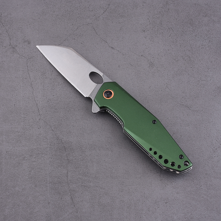OEM Folding Pocket Knife 3Cr13 Blade Anodized aluminum Handle XW-1009 01