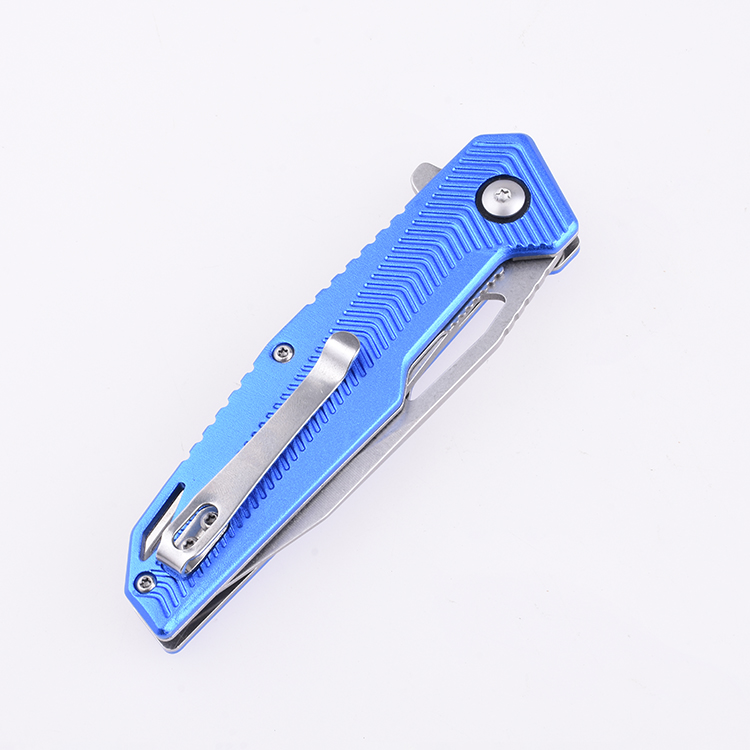 OEM Folding Pocket Knife 3Cr13 Blade Anodized aluminum Handle XW-1001 07